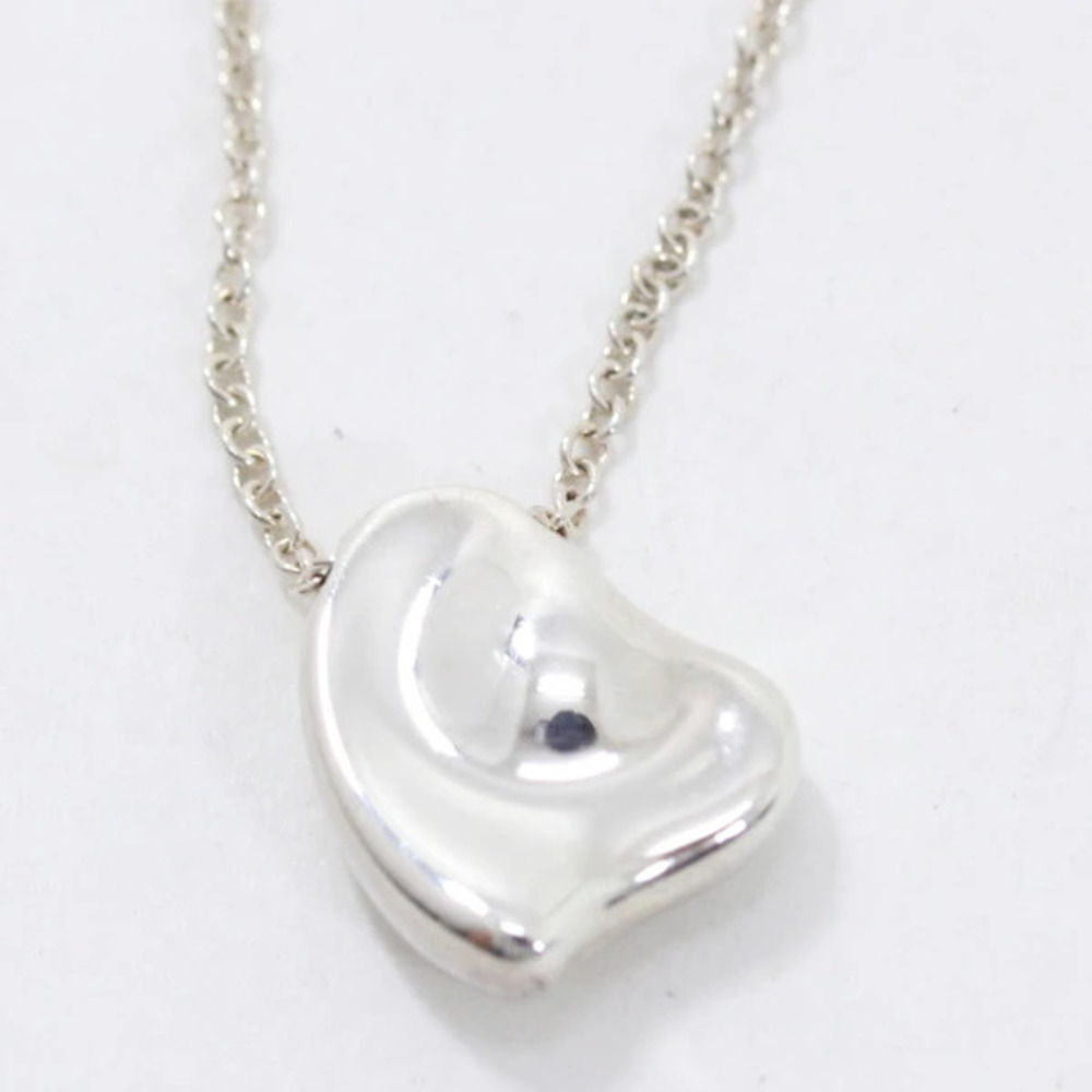 TIFFANY Co Elsa Peretti heart necklace sterling silver